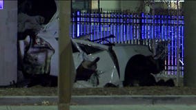 Officials identify 2 men killed in crash at end of I-794 off ramp