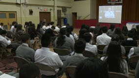 Inspiring students: Cristo Rey Jesuit High School views Pope Francis' address to Congress