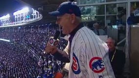 Bill Murray sings "Take Me Out to the Ball Game" during World Series Game 3
