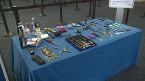 TSA officials offer tips, showcase prohibited items ahead of busy holiday travel season