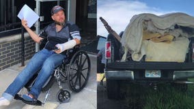 'Went up in the air:' H-D rider from Colombia knocked off bike by mattress en route to Milwaukee