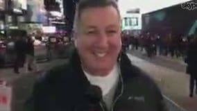 Studio A's Gino Salomone makes a Skype call from New York!