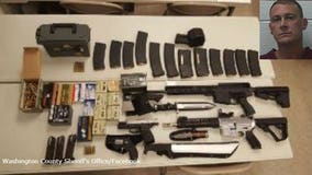 Traffic stop led to arrest of man with 2 submachine guns, 900 rounds of ammunition: "Nothing seemed right"