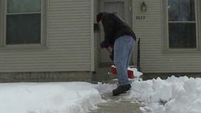 Racine County digs out after a heavy, wet snowfall