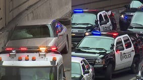 Traffic stop leads to police pursuit, crash on ramp in Marquette Interchange