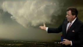 Tornado forms on live TV during Oklahoma station’s storm coverage