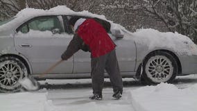 Some happy first significant snowfall came on Sunday: "We live in Wisconsin. It shouldn`t stop us"