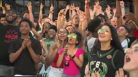 'They have come so far:' Bucks fans fill Deer District for do or die game vs. Raptors