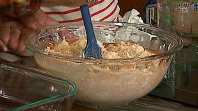 Angelica prepares Buffalo Chicken Beer Cheese Dip