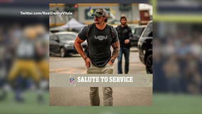 'Those are my heroes:' Packers' Danny Vitale's work helping service members earns award nomination