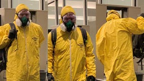 'I do feel I was better protected:' Man in hazmat suit at Mitchell Airport explains why he wore it