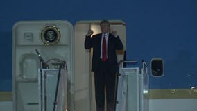 Watch: President Trump, Air Force One arrive in Milwaukee ahead of Foxconn groundbreaking