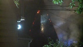 Milwaukee firefighters battle fire in vacant house near 53rd & Custer