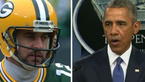 "Maybe Aaron Rodgers in the pocket:" President Obama compares himself to Packers QB