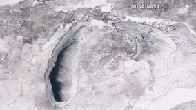 "Abnormally high ice cover" seen on Lake Michigan, but what does it mean for spring?