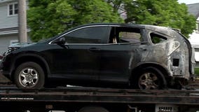 'I saw 2 males running:' Police investigate homicide after man found dead in vehicle that burst into flames