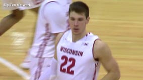 Ethan Happ's triple-double leads Wisconsin past Northwestern