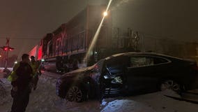 Driver suffered minor injuries in crash involving train near Bradley and Teutonia in Brown Deer