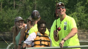 'Cops and Bobbers' brings out the best in officers, children with disabilities