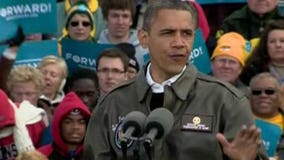 President Obama makes quick campaign stop in Green Bay