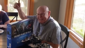 ‘I love it!’ 80-year-old gamer receives PS4 as birthday gift from his children