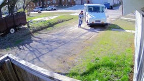 USPS driver throws packages on porch, runs lap around truck, speeds off