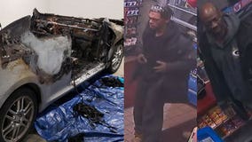 Brown Deer police ask for help to ID suspects in connection with arson of car