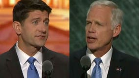 House Speaker Paul Ryan, Wisconsin Senator Ron Johnson speak on second night of RNC