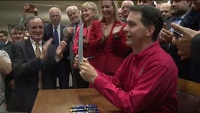 "Couldn't be more thrilled:" Gov. Walker signs $3 billion Foxconn bill into law