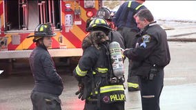 Firefighters battle 2-alarm blaze near 76th and Green Tree Road; at least 1 cat saved