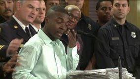 "God used them to save my child:" First responders honored for saving five-year-old boy's life after fire
