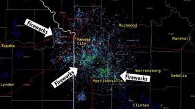 Kansas City Super Bowl celebrations seen on weather radar