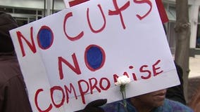 Protest outside WI senators' offices as nation moves toward fiscal cliff