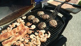 Unique creations at Miller Park: Shrimp & cod fish tacos, lamb sandwiches and "beer darts"