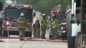 Construction crew strikes gas main in Greenfield