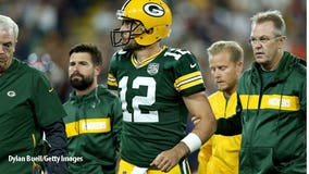 Aaron Rodgers calls his injury a 'sprained knee'