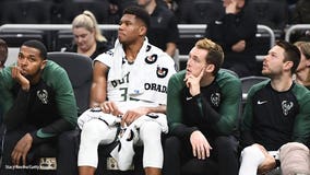 Giannis Antetokounmpo placed in concussion protocol, suffered blow to head Saturday