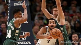 Antetokounmpo, Bledsoe lead Bucks past Nuggets, 104-98