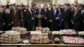 Pres. Trump treats championship North Dakota State players to Big Macs, Chick-fil-A