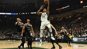 Giannis Antetokounpo leads Bucks past Pistons for 2-0 series lead