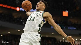 Antetokounmpo, Bucks hold off Celtics, 128-123