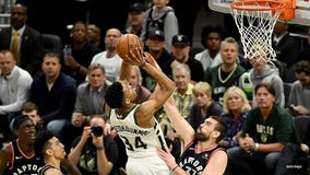 Milwaukee Bucks finish with a flourish, rally to top Raptors 108-100 in Game 1