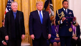 President Trump awards medals to Jon Voight, Alison Krauss and others