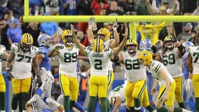 1st-round bye secured! Green Bay Packers beat Lions in Detroit, 23-20