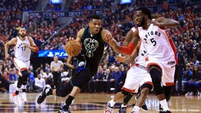 Antetokounmpo scores 28 points, Bucks beat Raptors 97-83