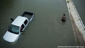 Shivering toddler found clinging to drowned mother amid Harvey