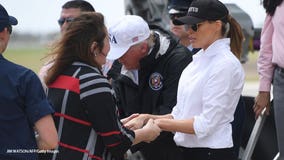 First lady Melania Trump says Harvey's effects will last years