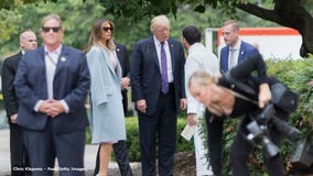 President Trump attends church service on National Day of Prayer