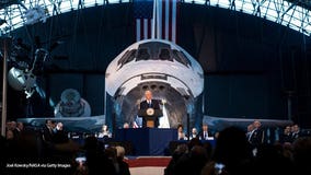 Vice Pres. Mike Pence pledges that US will go to the moon, Mars and beyond