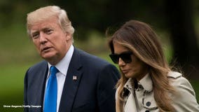 Pres. Trump welcomes wife home in tweet that misspells her name